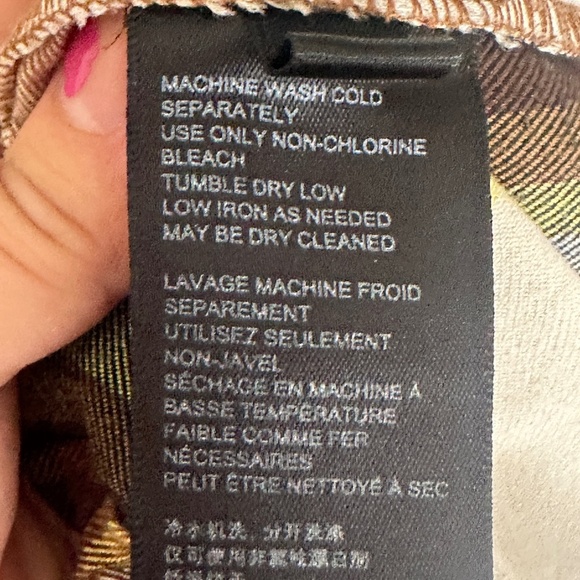 Women's Urban Outfitters Super HighRise Plaid Trouser Slacks Ankle Pleated Small - Picture 6 of 7